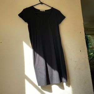 Black mini dress